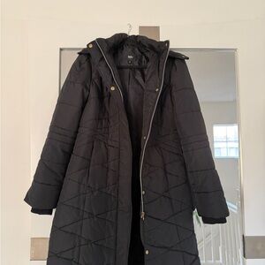 Black Quilted Puffer Jacket